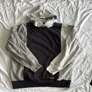 Hollister Black and Gray Hoodie